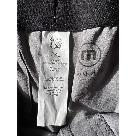 NWT Travis Mathew Boarding Time 2.0 Gray Unlined Swim Trunks Size 2XL - Picture 6 of 6